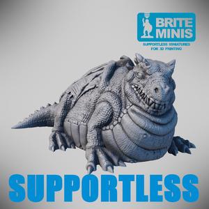 Chubby dragon! Supportless & Easy to print - for FDM and resin