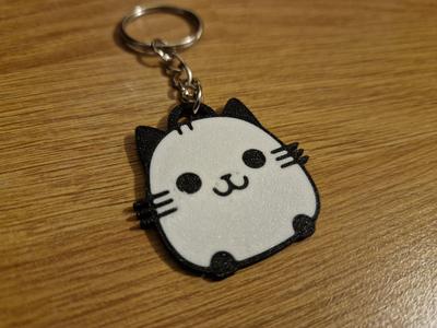 Kawaii Cat Keyring 3 (AMS Ready)