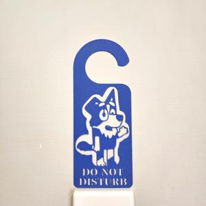 Bluey do not disturb door hanger