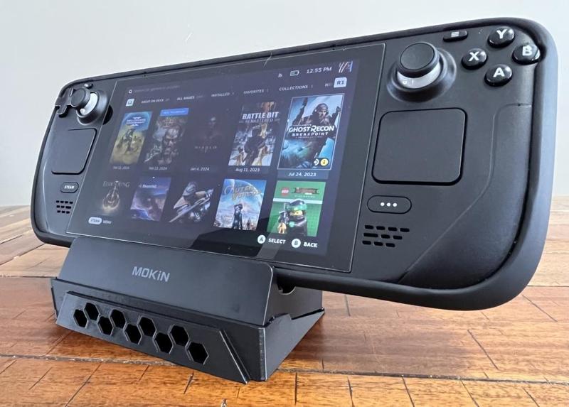 Steam deck mokin dock angle adjust