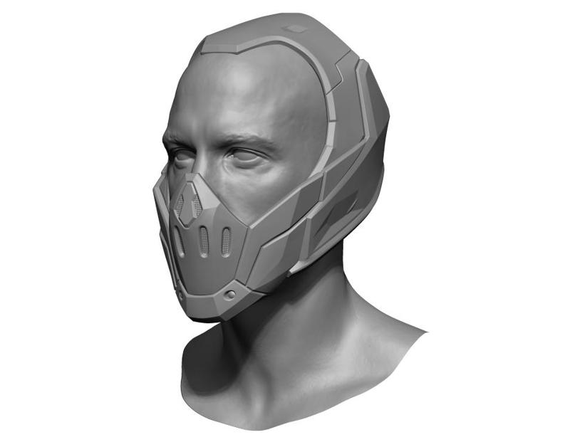DC Bane Sci fi Mask