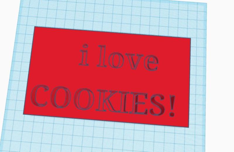 i love cookies sign
