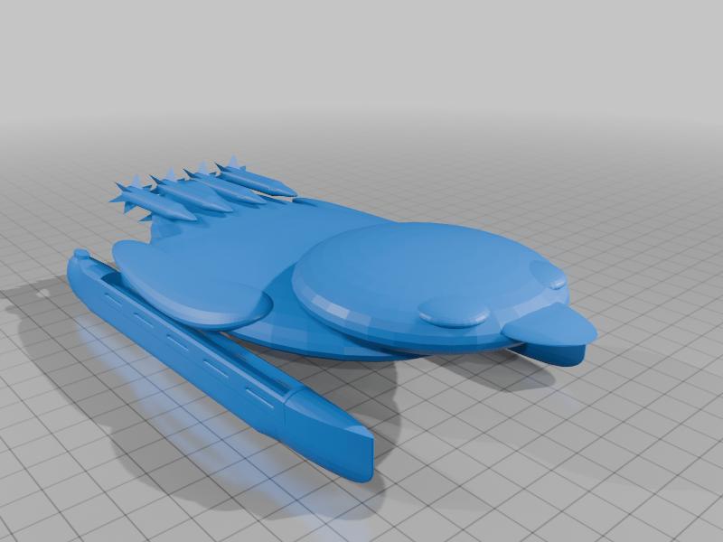 rocket powered pontoon duck