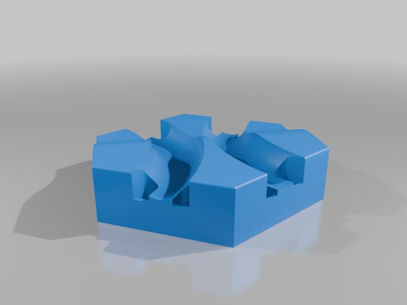 Gravitrax curves down tile #2 (Fusion file included)