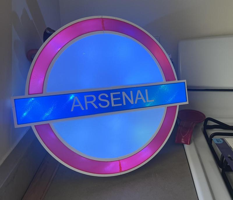 London Tube Sign - Arsenal