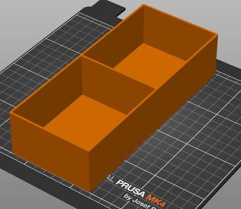 Storage Box With 2 Slots