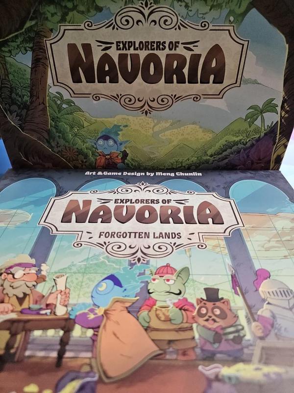 Explorers of Navoria /w Explansion.Deluxe tokens,Sleeves