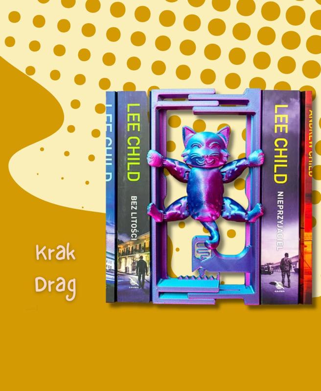 Hanging Cat Adjustable Book Nook