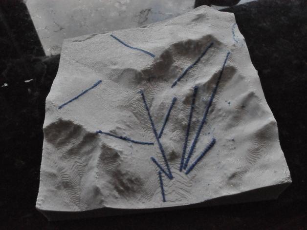 Alpine Meadows 3D Trail Map