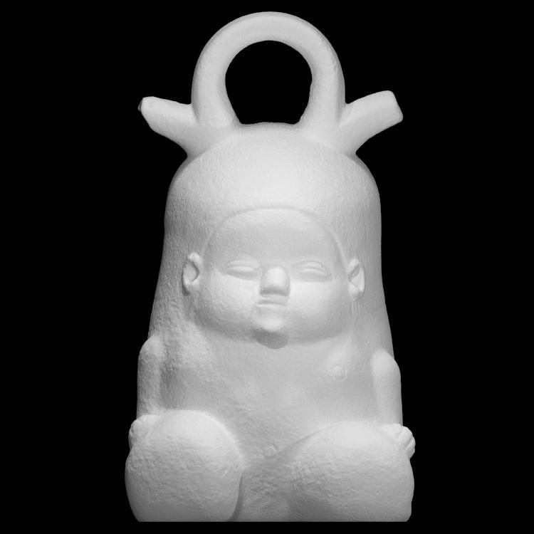 Anthropomorphic Alcarraza Vase