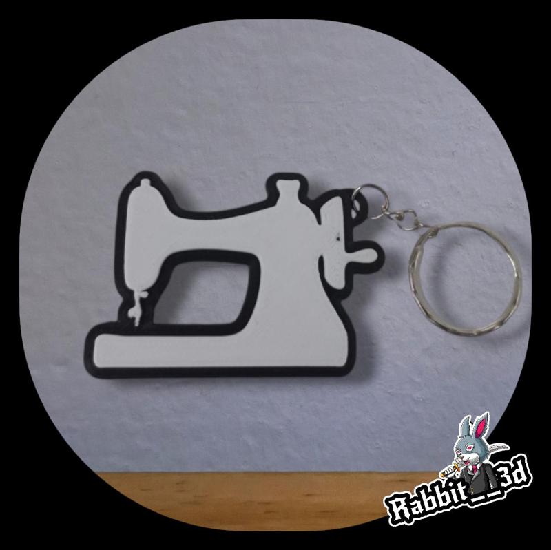 Sewing Machine Keychain