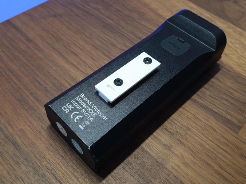 bike front light mount for Victoper mod: KX8