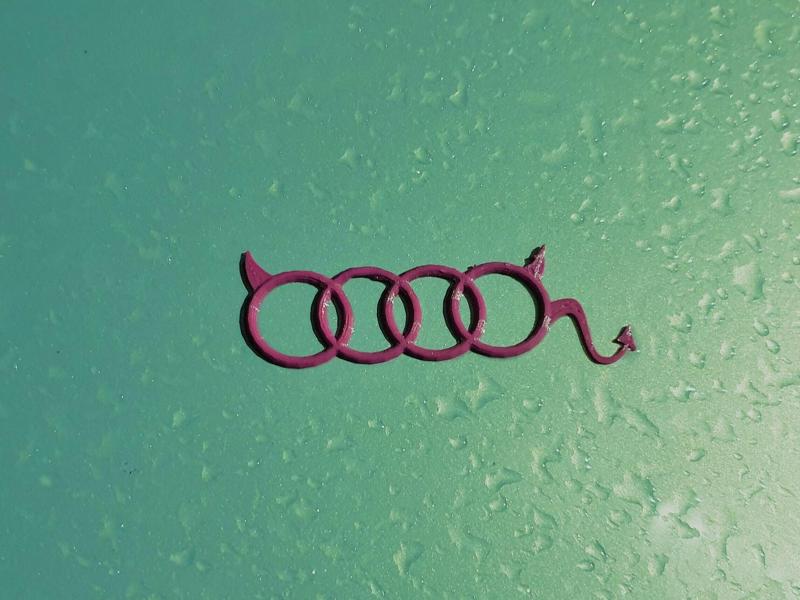 Audi Logo Devil