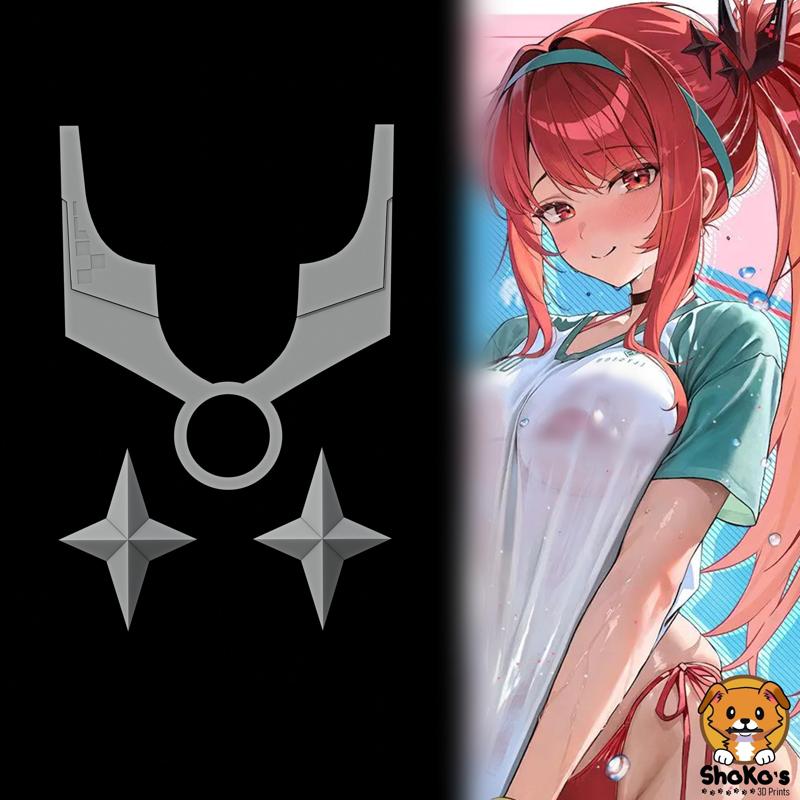 Rapi Red Hood: Red Flavor - Hair Accesories - Nikke Cosplay Prop