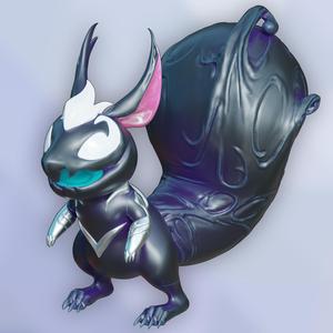 marvel rivals squirrel girl Symbiote  Squirrel toy cosplay Tippy Toe