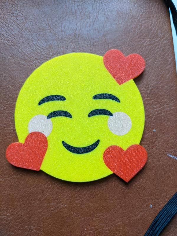 Smiling Face with Hearts Emoji Magnet