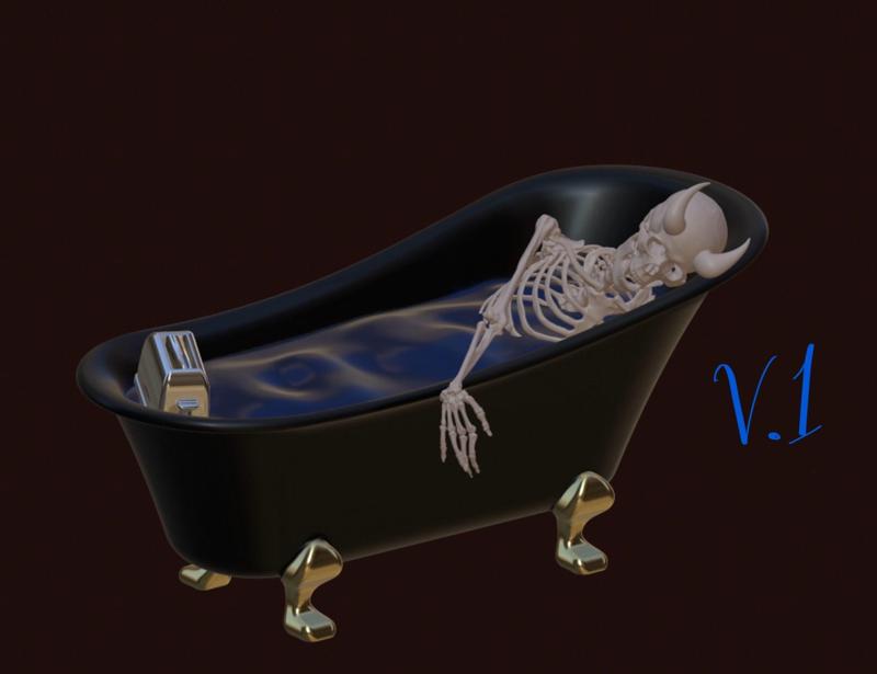 Bathtub Skeleton