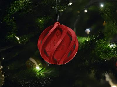 Christmas nativity ball