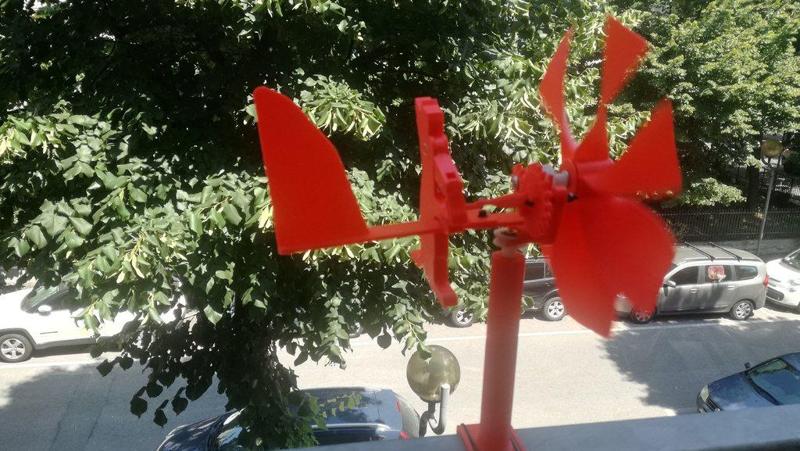 Eolic puppet machine