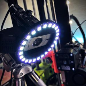Bluetooth Neopixel Ring Light for Logitech Webcams