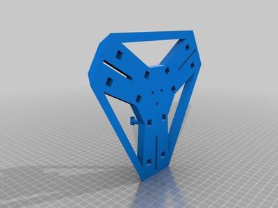 Anycubic Kossel top mounted extrudes and spool holders 