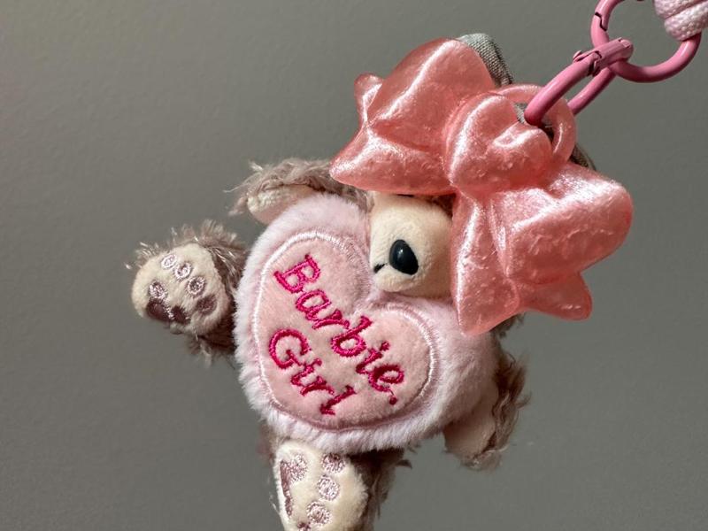 Heart-shaped butterfly pendant/bag chain/mobile phone chain