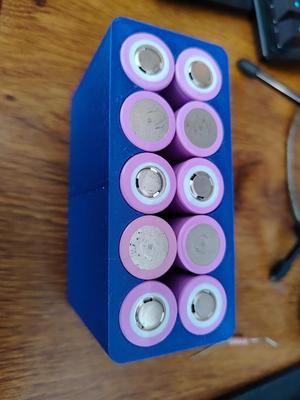 21700, 5S2P battery holder