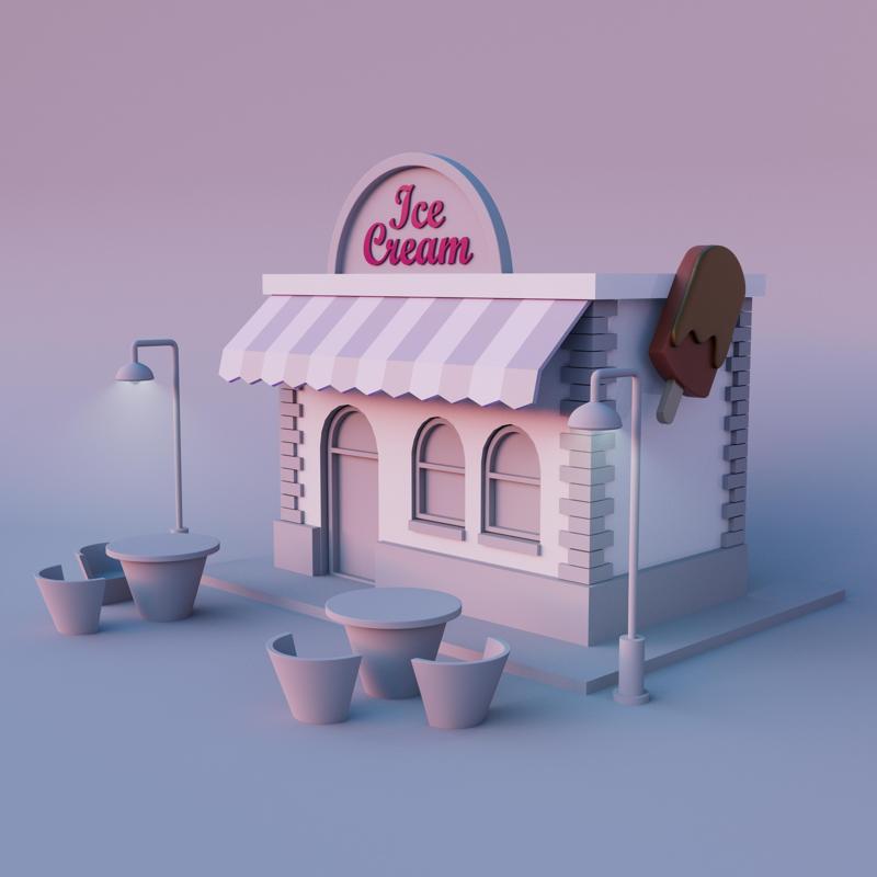 Ice cream shop