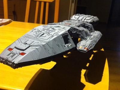 Battlestar Galactica TOS with altered launchtubes