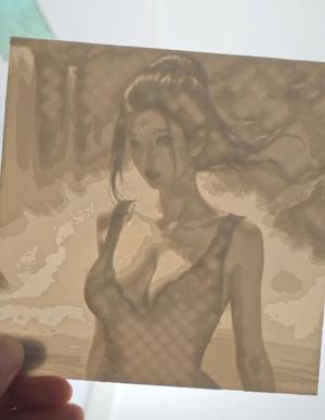 Black Myth Wukong - Sister Four Lithophane Photo