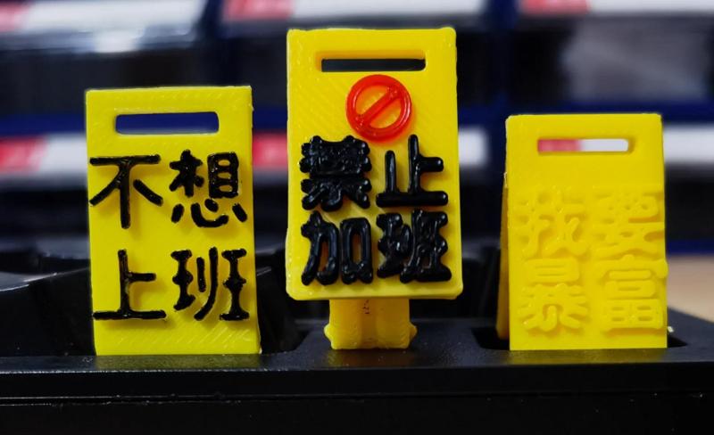 Office keyboard keycaps, text customizable