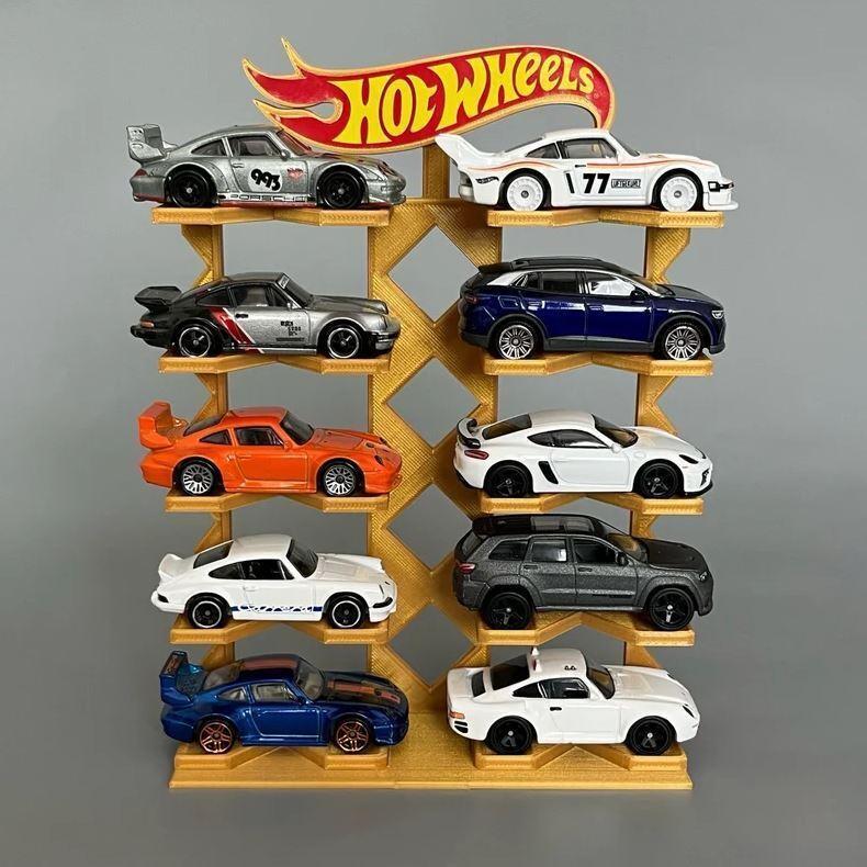 Hot Wheels Car Display Stand for 10 Cars