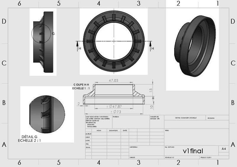 Jodel D113? Drum Brake Flexible Seal Cap