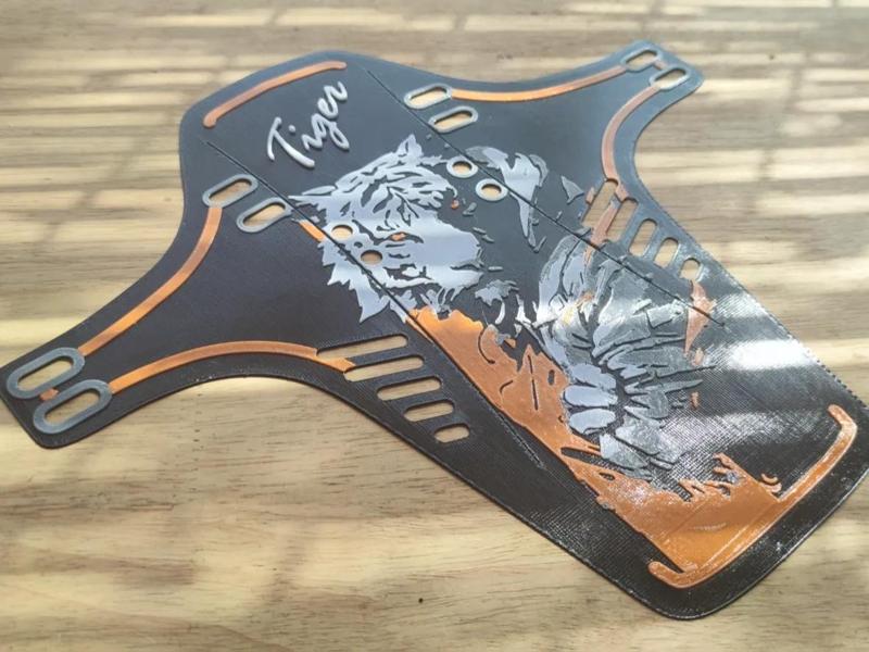 Bicycle Fender/Tiger Stripes