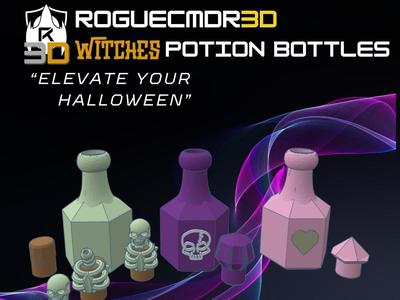 Witches Potion Bottles
