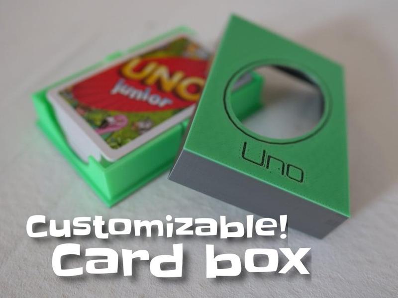 Customizable card box