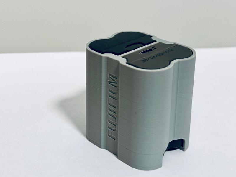 Dual battery holder for Fuji NP W235 batteries