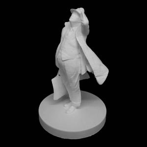 John Betjeman at St Pancras Station station, London