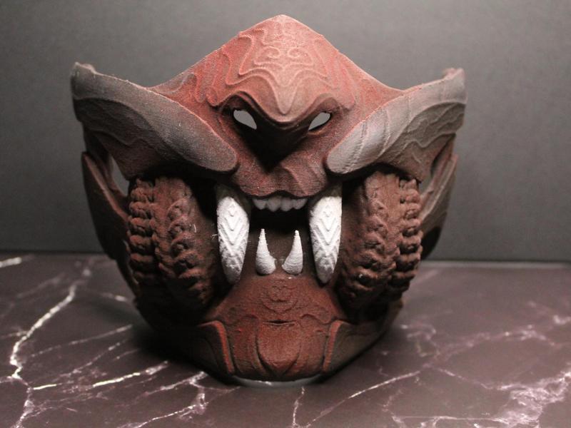 Cat Demon Oni Mask