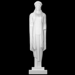 Kore dressed in chiton and cape (epiblema)