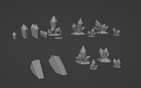 Crystal Terrain Set