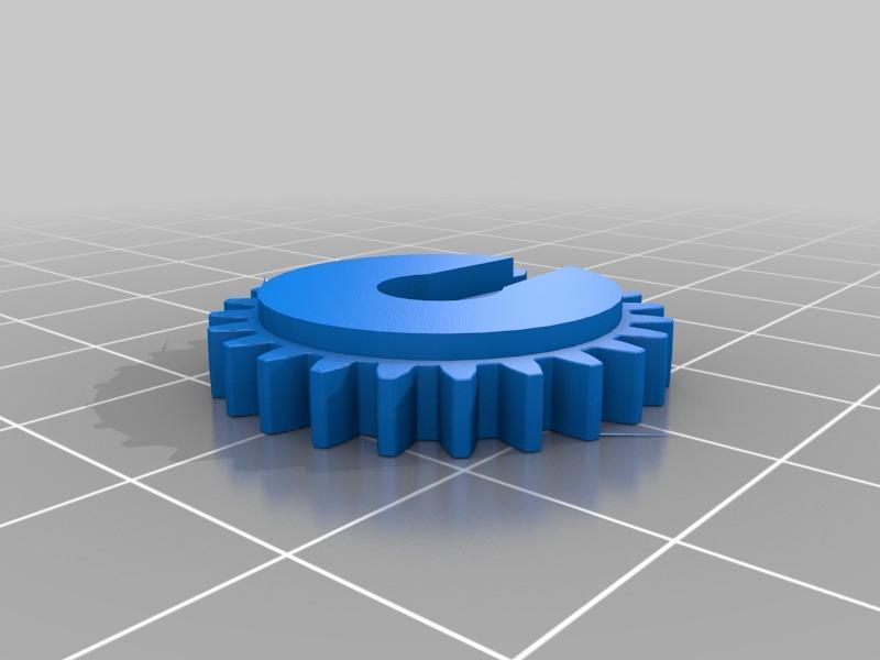 Ingranaggio lego 24 denti per servo sg90 