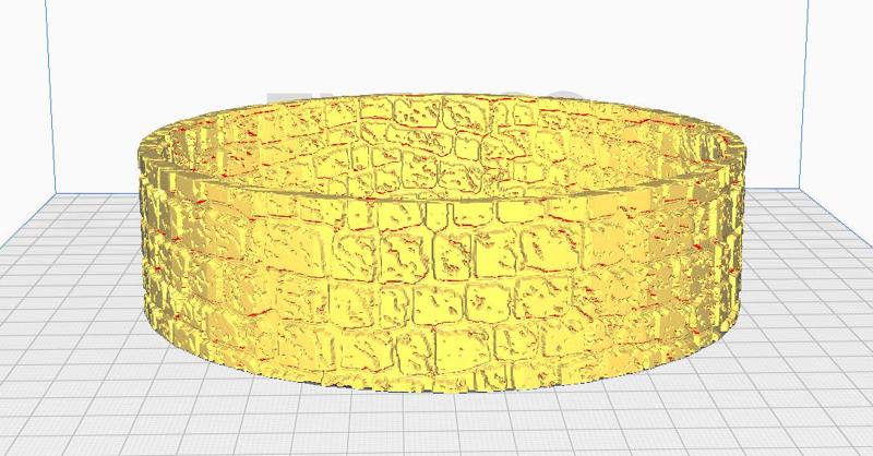 Stone Brick Dice Tray