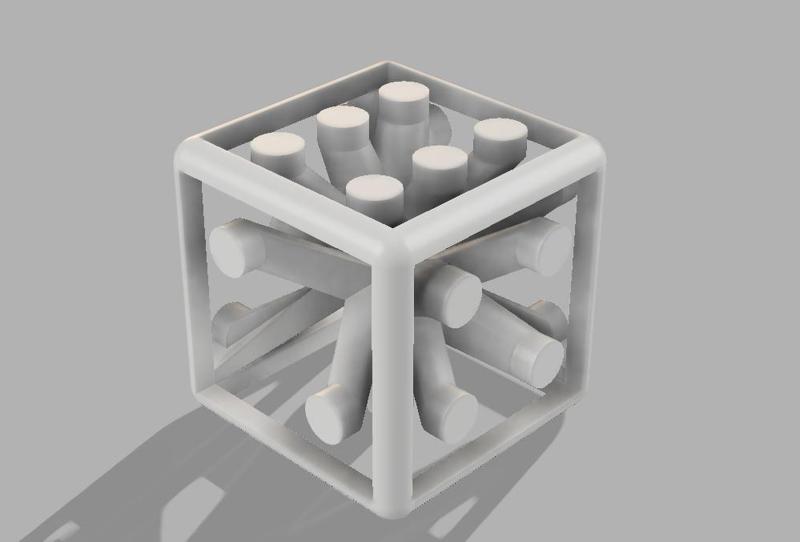 A dice in levitation #DICEXCULTES