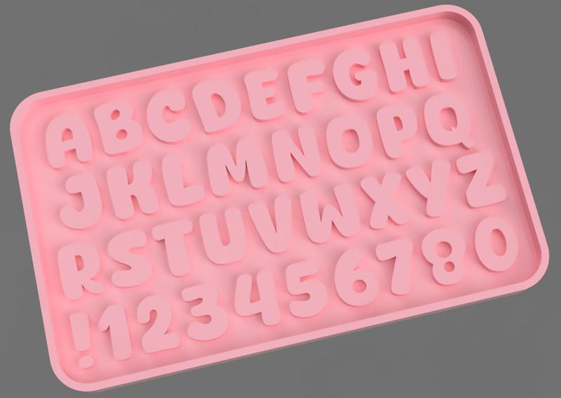 MATRIX FOR SILICONE LETTER 1.5 cm.