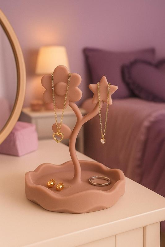 Star Flower Jewelry Tray / Ring necklace Holder