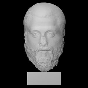 Portrait head of a mature man