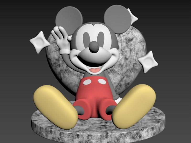 Mickey Mouse Sitting Pose [Dreamy Starry Sky]