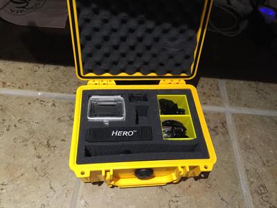 GoPro Pelican case small parts bin
