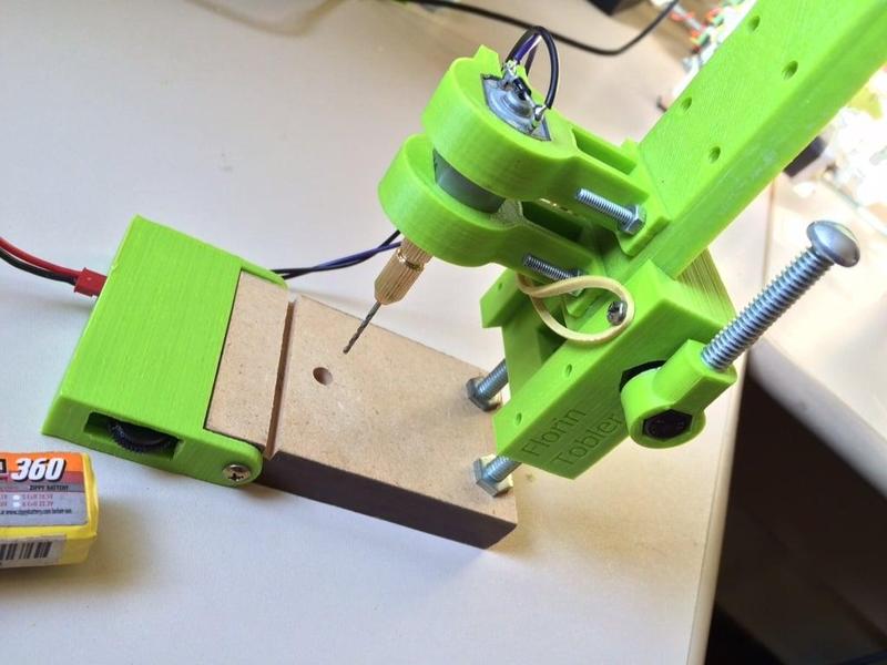 Mini Drill Press for PCB Drill [remixed] [+Speed Control]